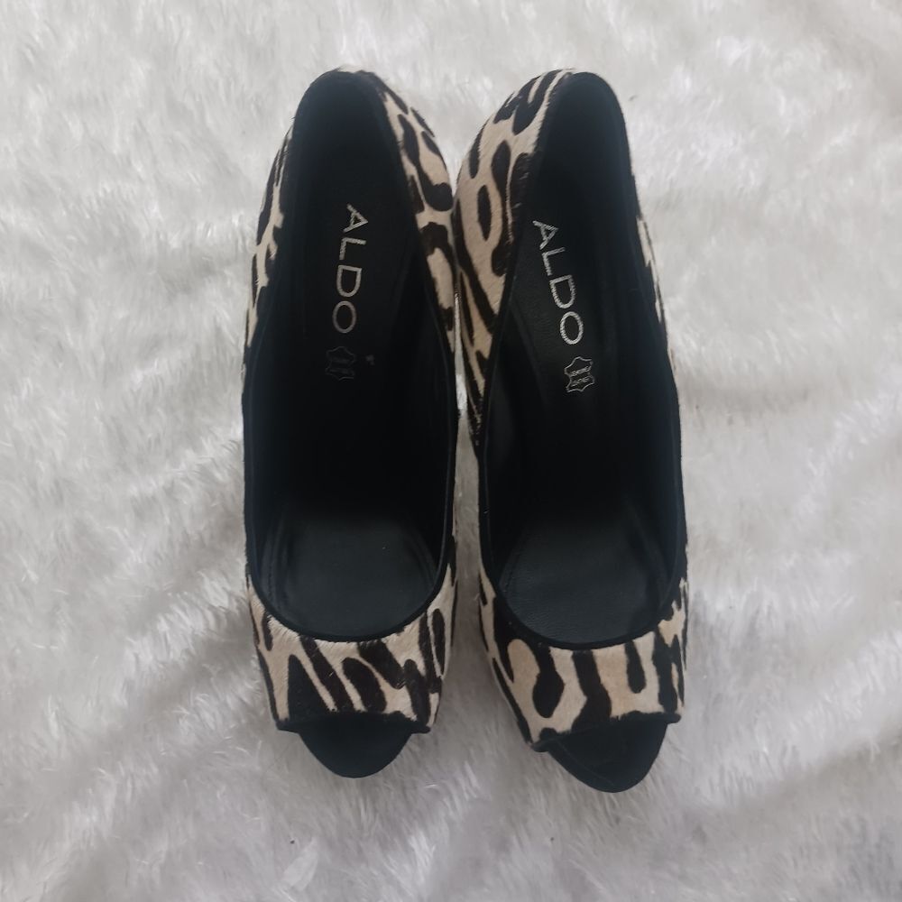 Aldo animal print heels size 7.5